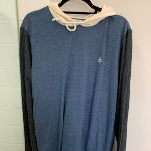 Men's Penguin Hooded Long Sleeve size L